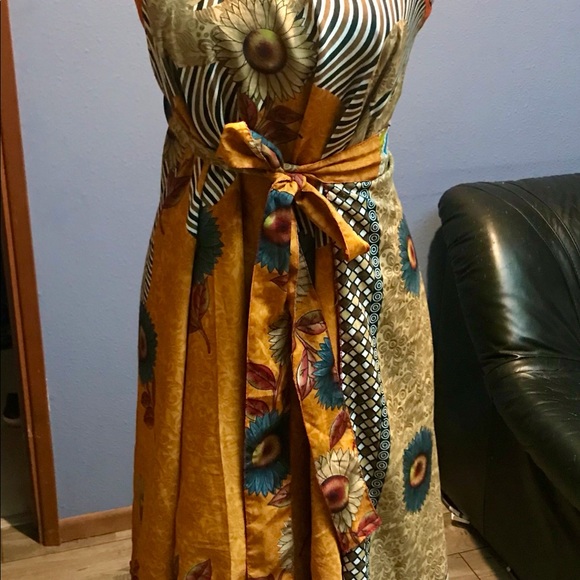 Boho Kariza dress skirt cape top wrap O/S - Picture 6 of 10